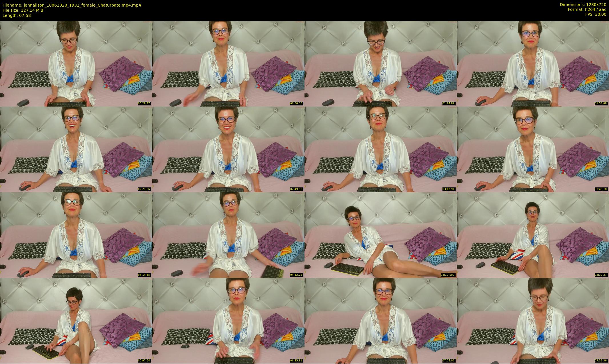 jennalison — 8 minute Chaturbate female cam show recording, 720p, Jun 18, 2020