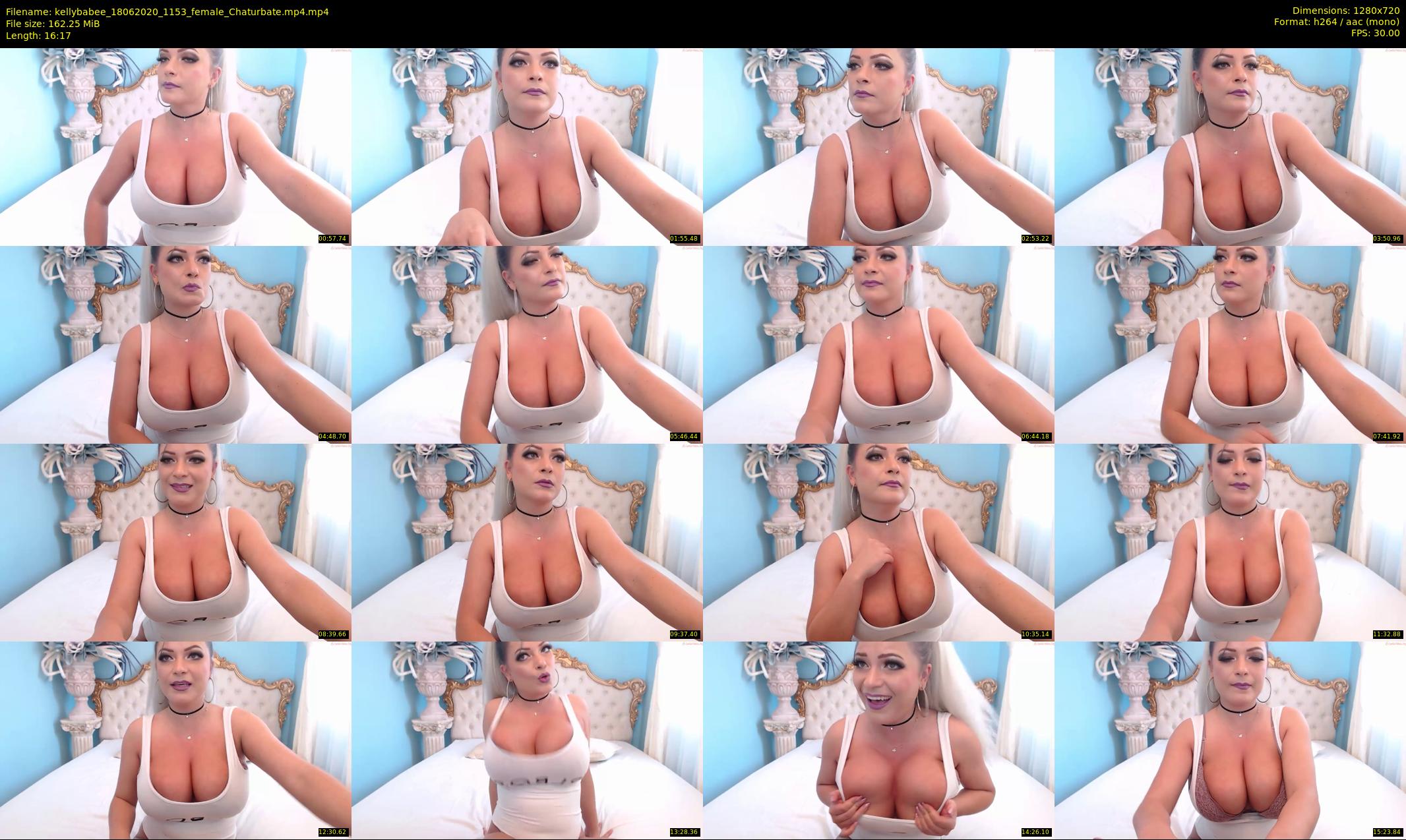 kellybabee — 17 minute Chaturbate female cam show recording, 720p, Jun 18, 2020