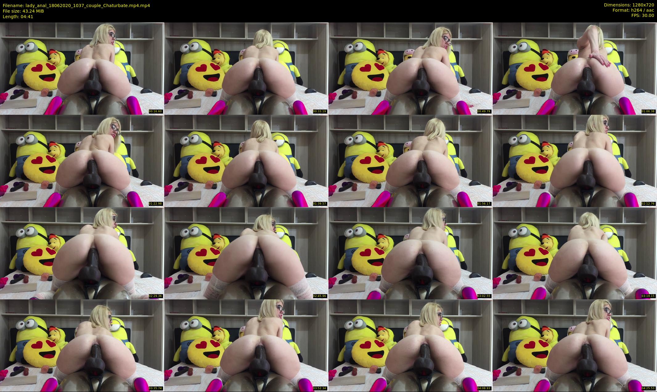 lady_anal — 5 minute Chaturbate female cam show recording, 720p, Jun 18, 2020