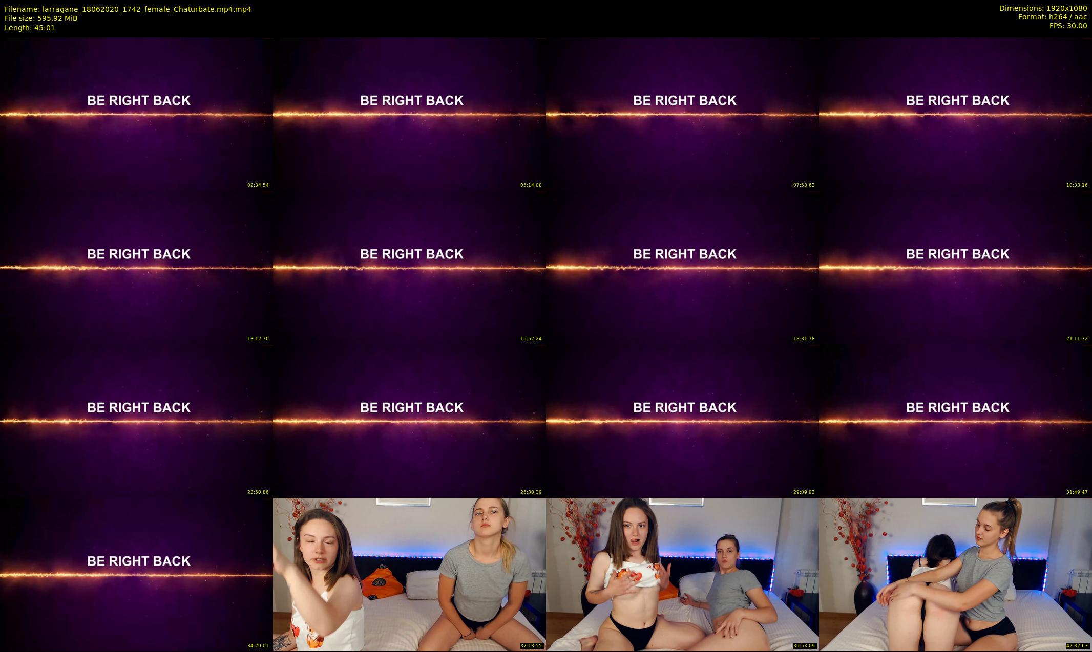 larragane — 46 minute Chaturbate couple cam show recording, 1080p, Jun 18, 2020