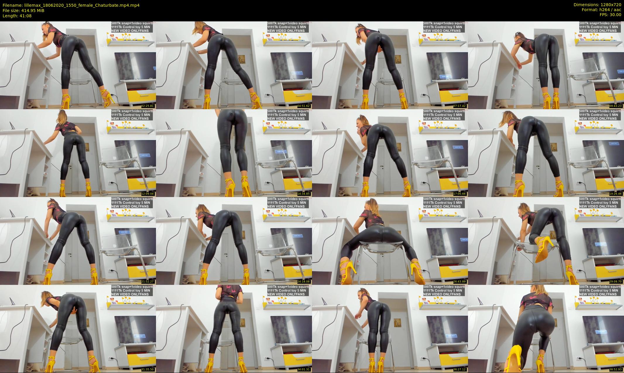 lillemax — 42 minute Chaturbate female cam show recording, 720p, Jun 18, 2020