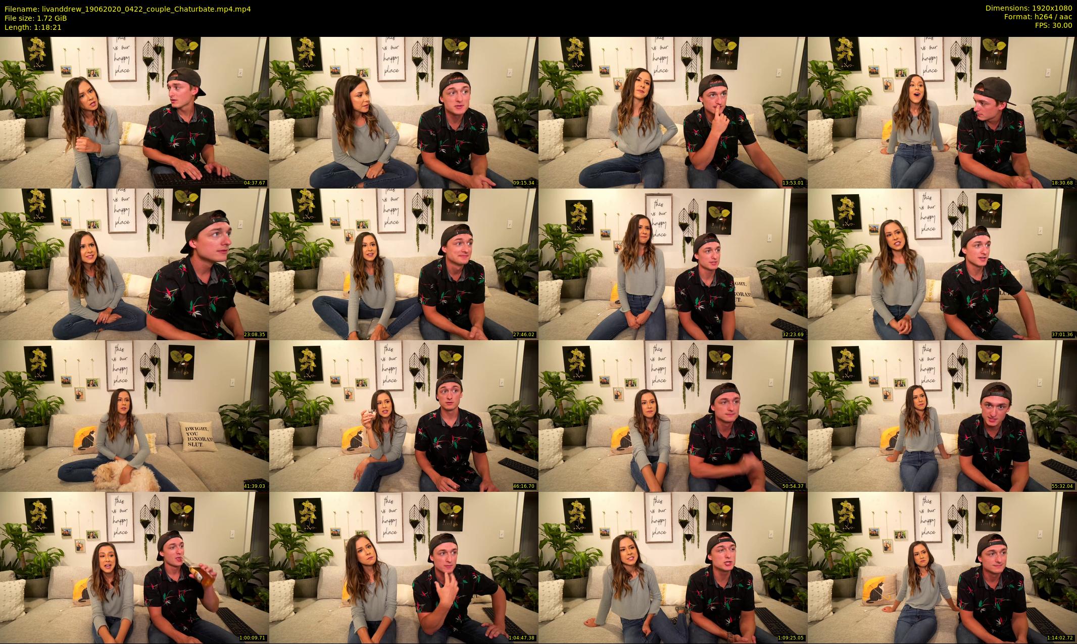 livanddrew — 79 minute Chaturbate couple cam show recording, 1080p, Jun 19, 2020