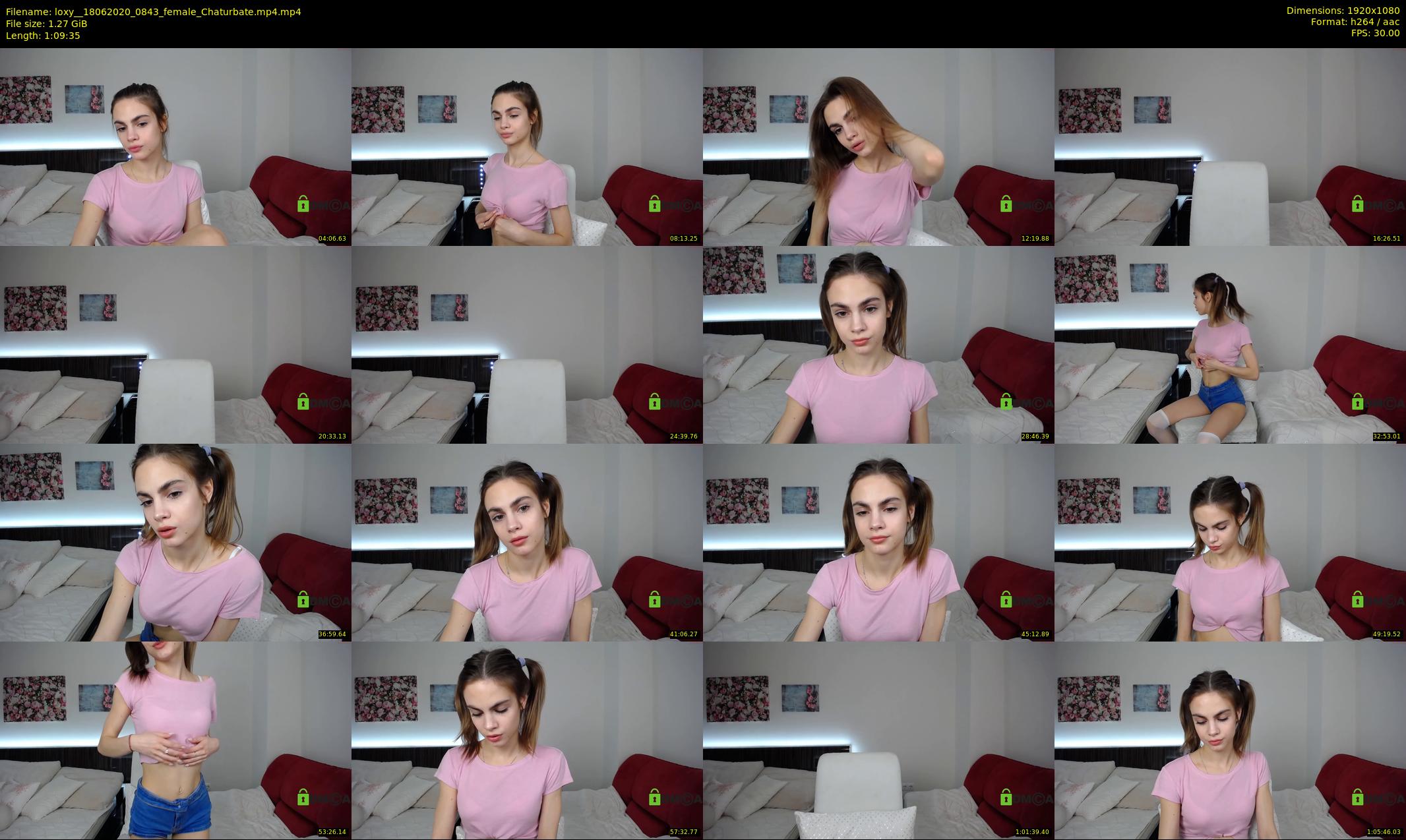 loxy_ — 70 minute Chaturbate female cam show recording, 1080p, Jun 18, 2020