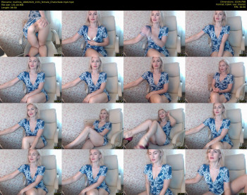 mallinia — 9 minute Chaturbate female cam show recording, 720p, Jun 18, 2020