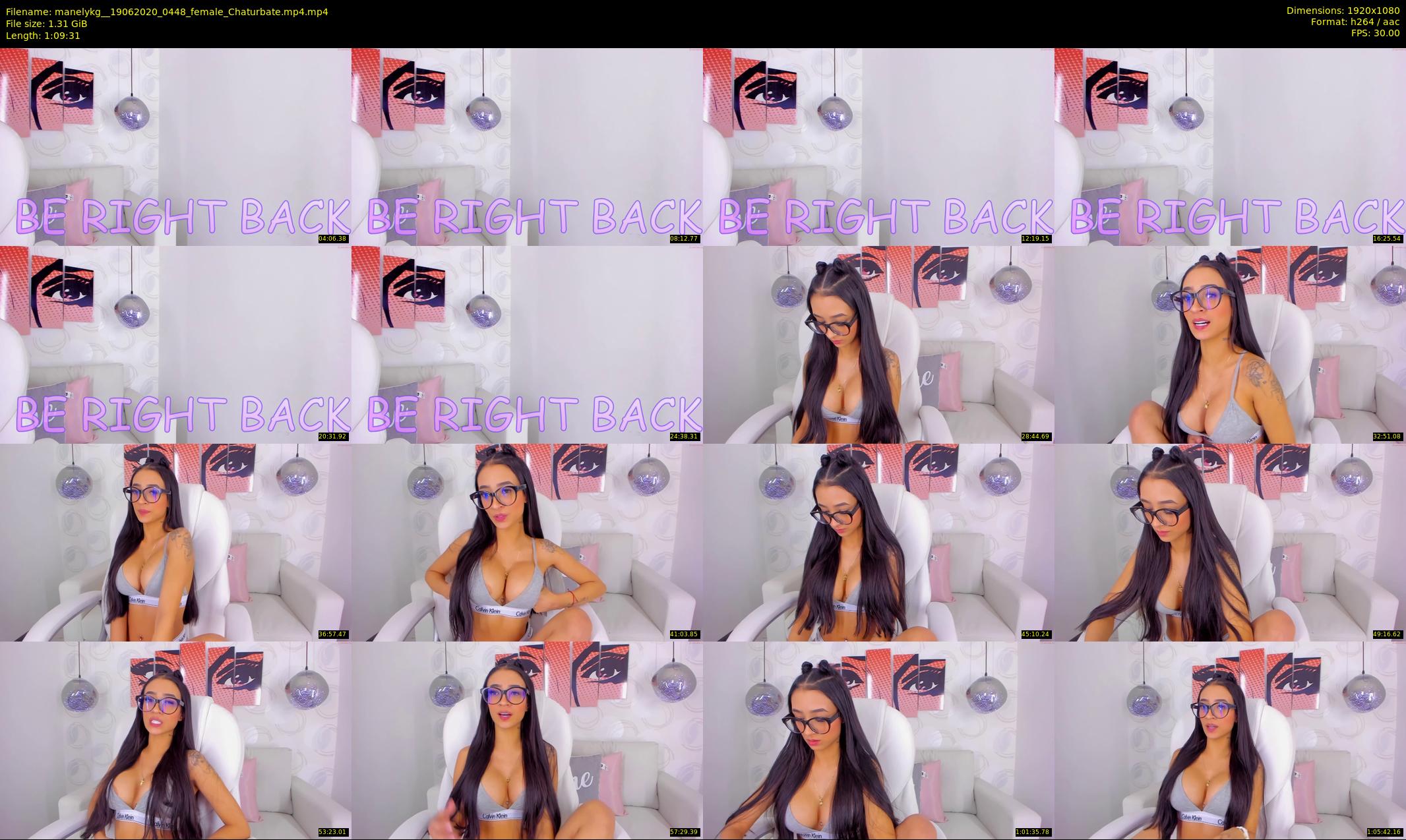 manelykg_ — 70 minute Chaturbate female cam show recording, 1080p, Jun 19, 2020