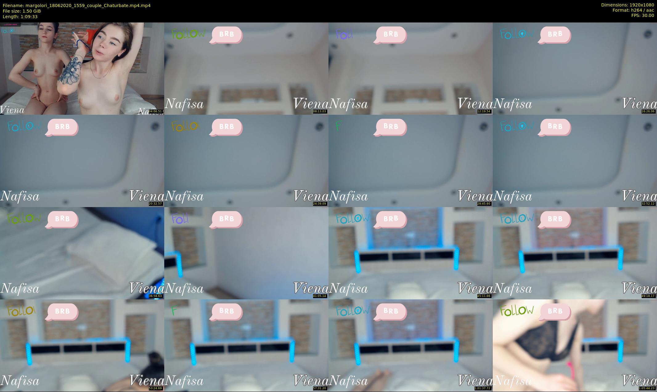 margolori — 70 minute Chaturbate couple cam show recording, 1080p, Jun 18, 2020