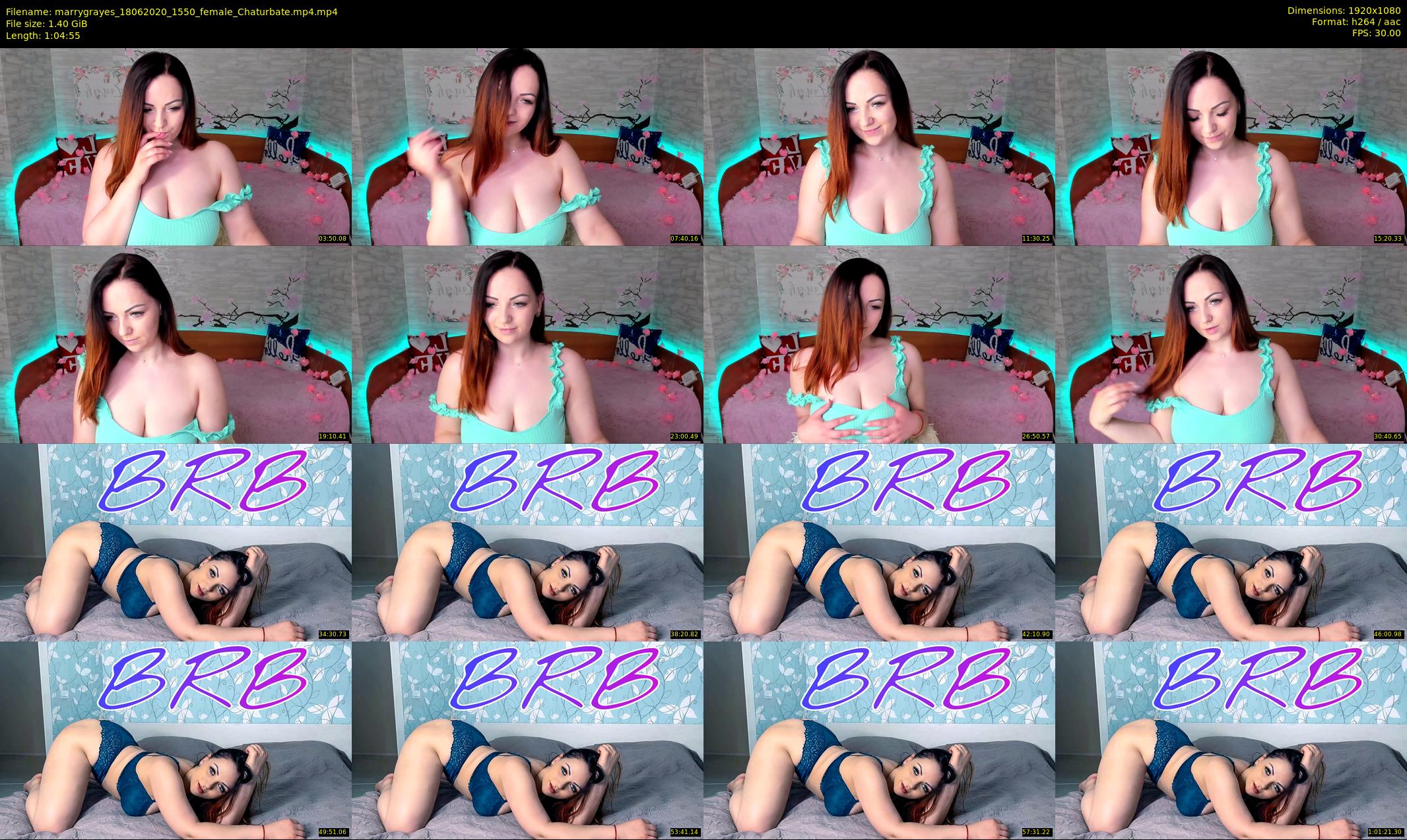 marrygrayes — 65 minute Chaturbate female cam show recording, 1080p, Jun 18, 2020