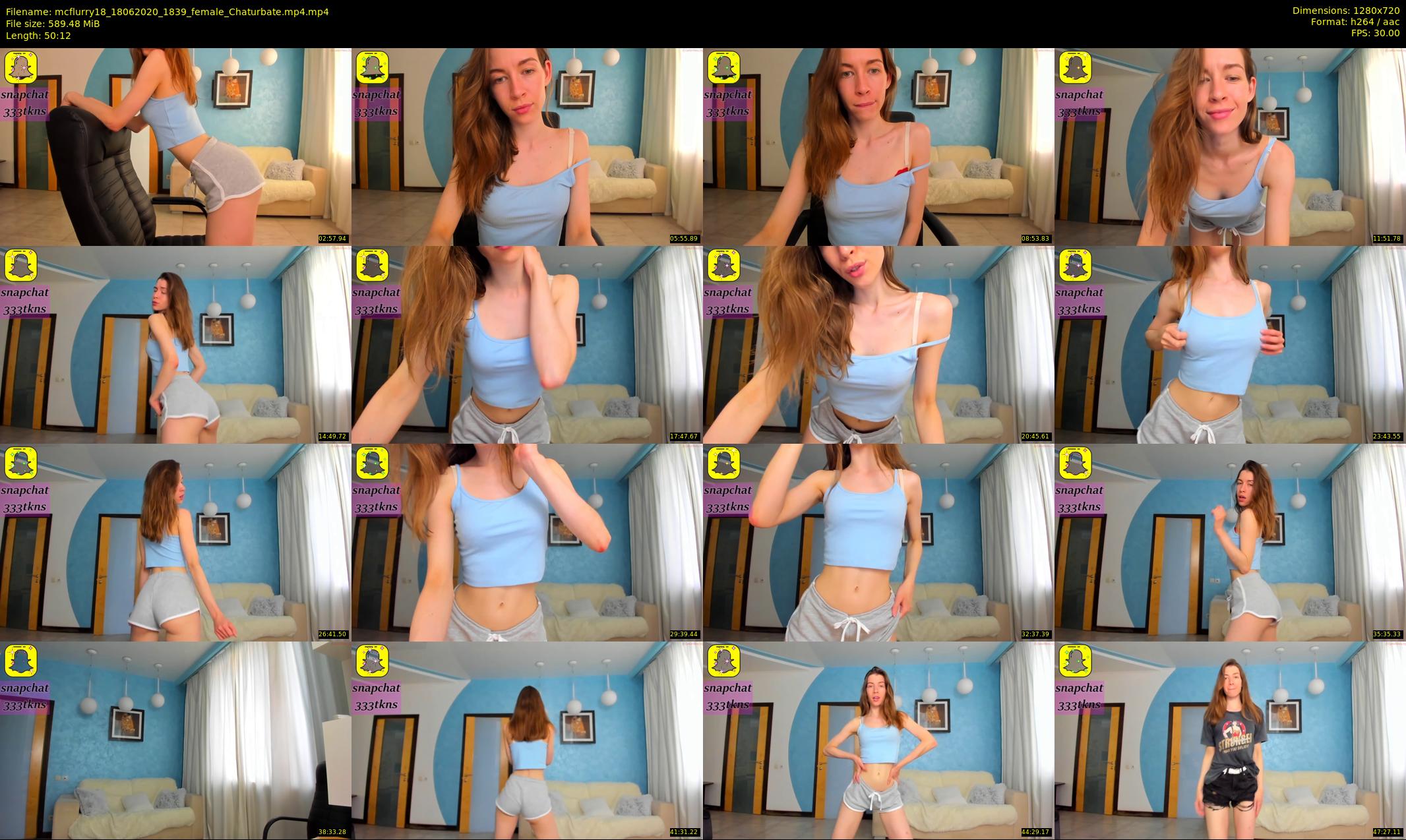 mcflurry18 — 51 minute Chaturbate female cam show recording, 720p, Jun 18, 2020