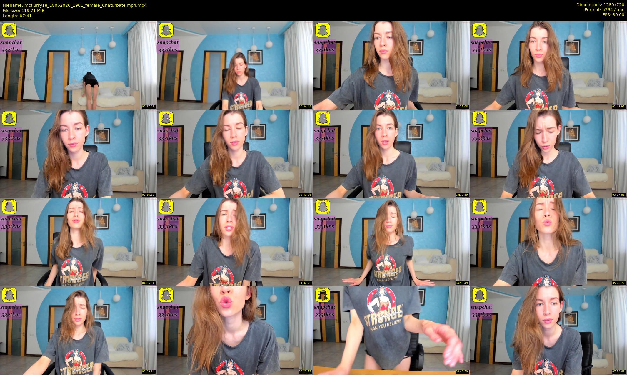 mcflurry18 — 8 minute Chaturbate female cam show recording, 720p, Jun 18, 2020
