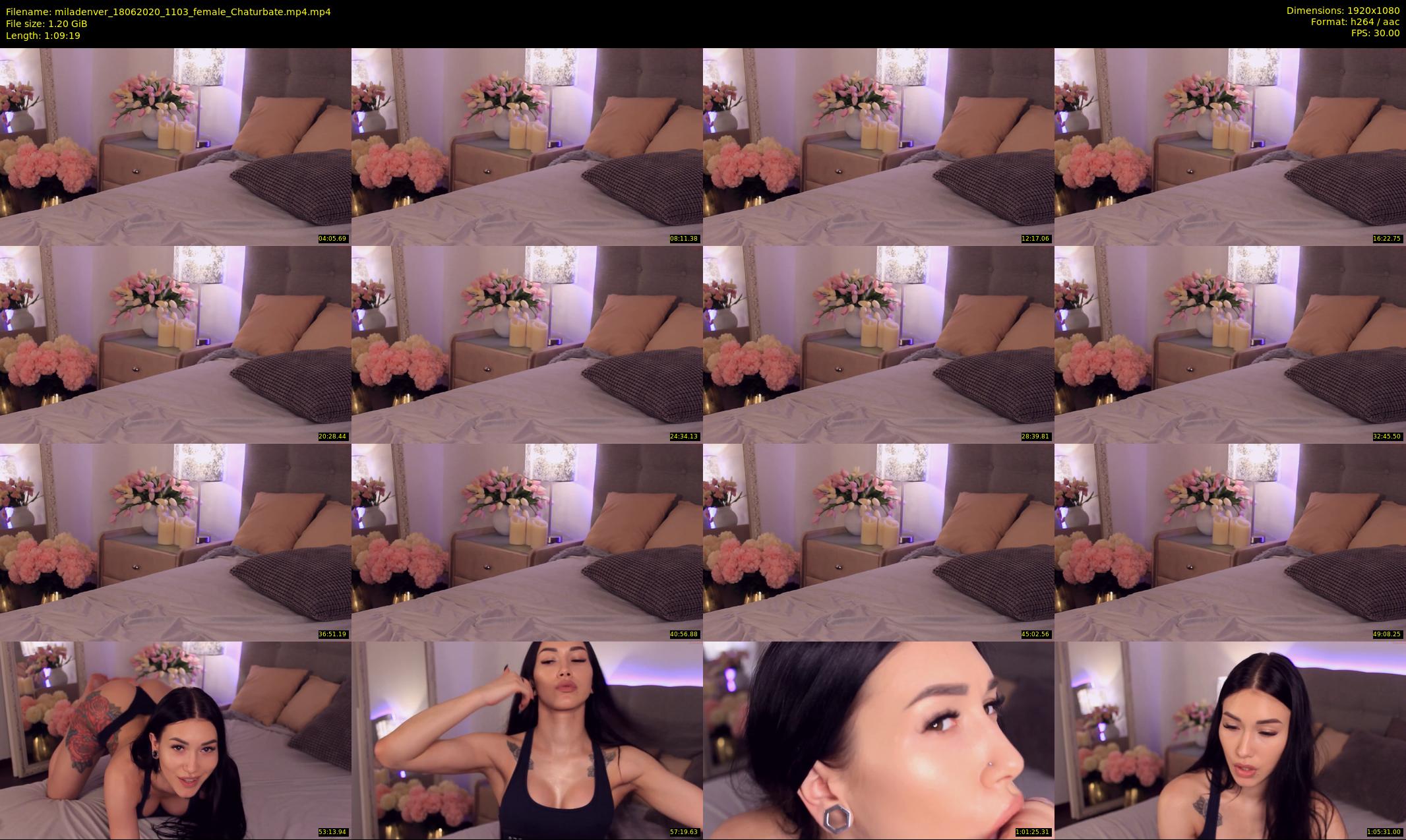 miladenver — 70 minute Chaturbate female cam show recording, 1080p, Jun 18, 2020