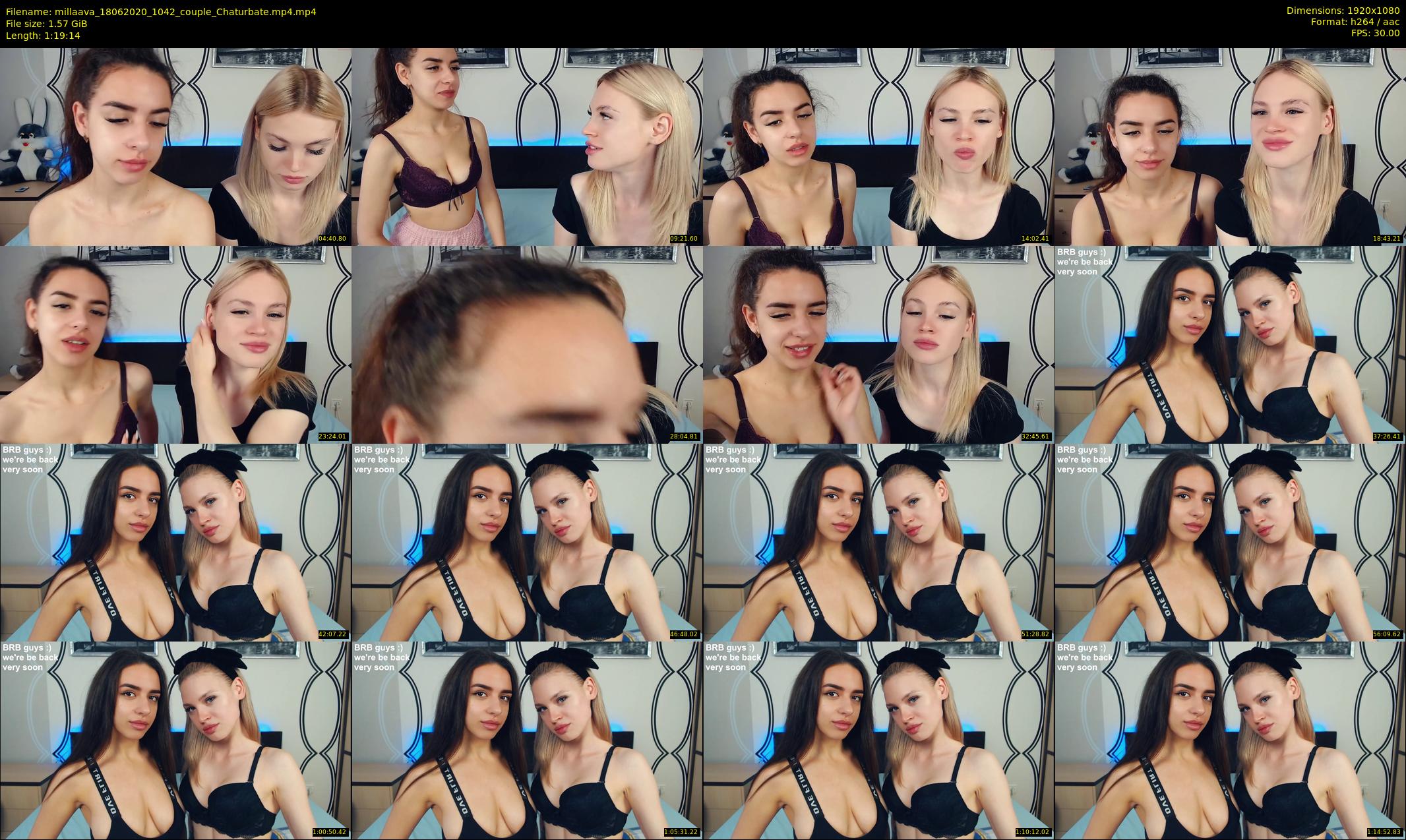 millaava — 80 minute Chaturbate female cam show recording, 1080p, Jun 18, 2020