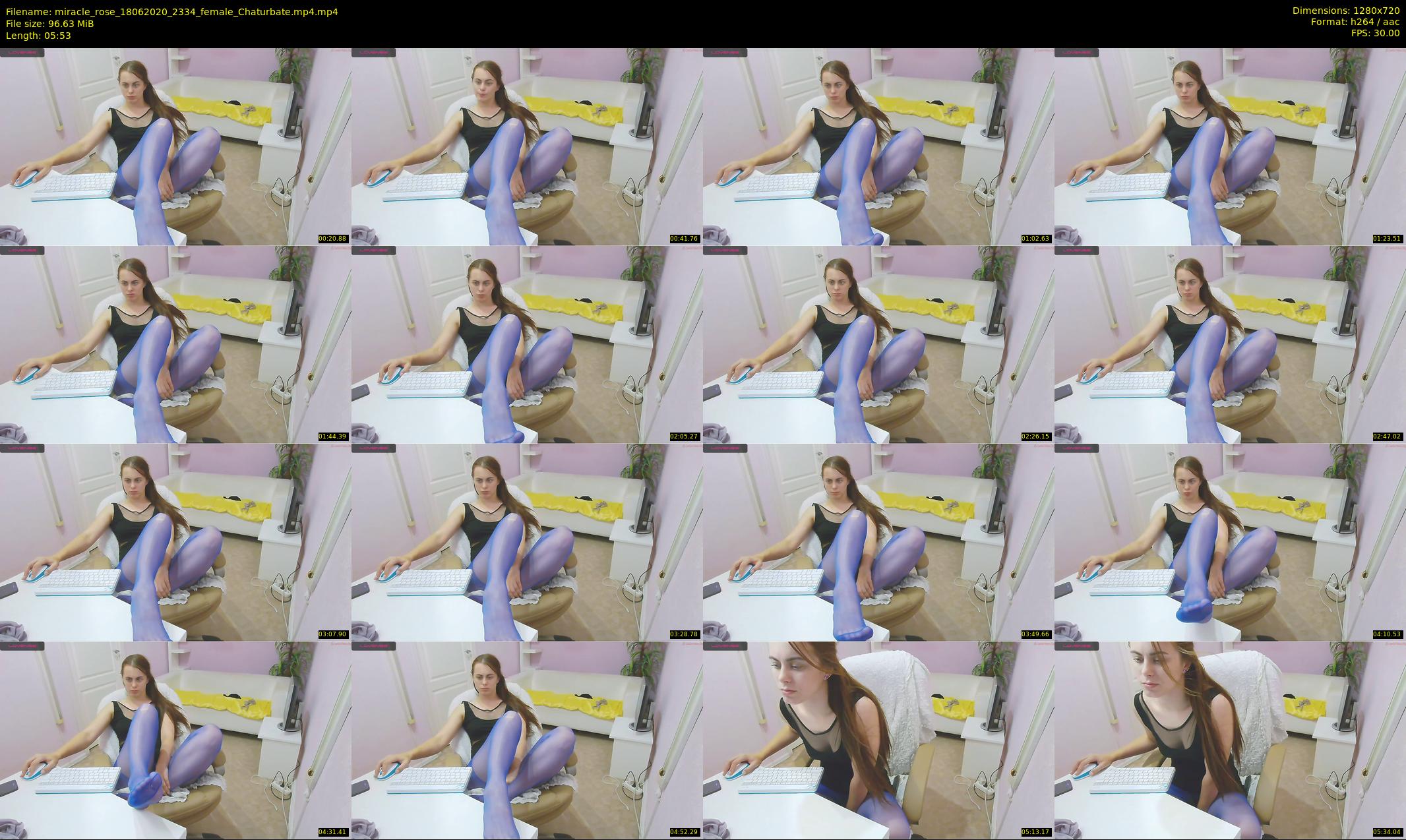 miracle_rose — 6 minute Chaturbate female cam show recording, 720p, Jun 18, 2020