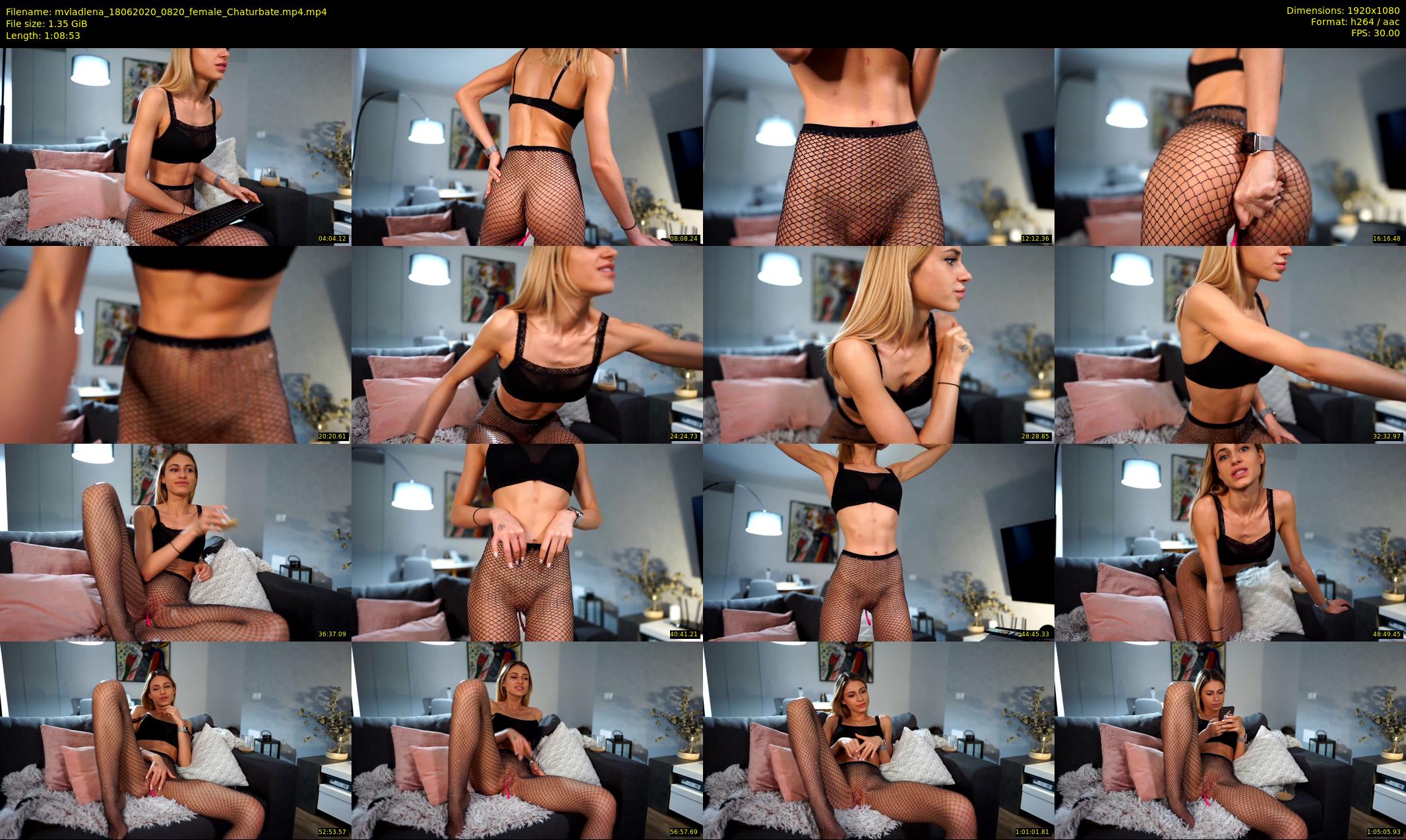 mvladlena — 69 minute Chaturbate female cam show recording, 1080p, Jun 18, 2020