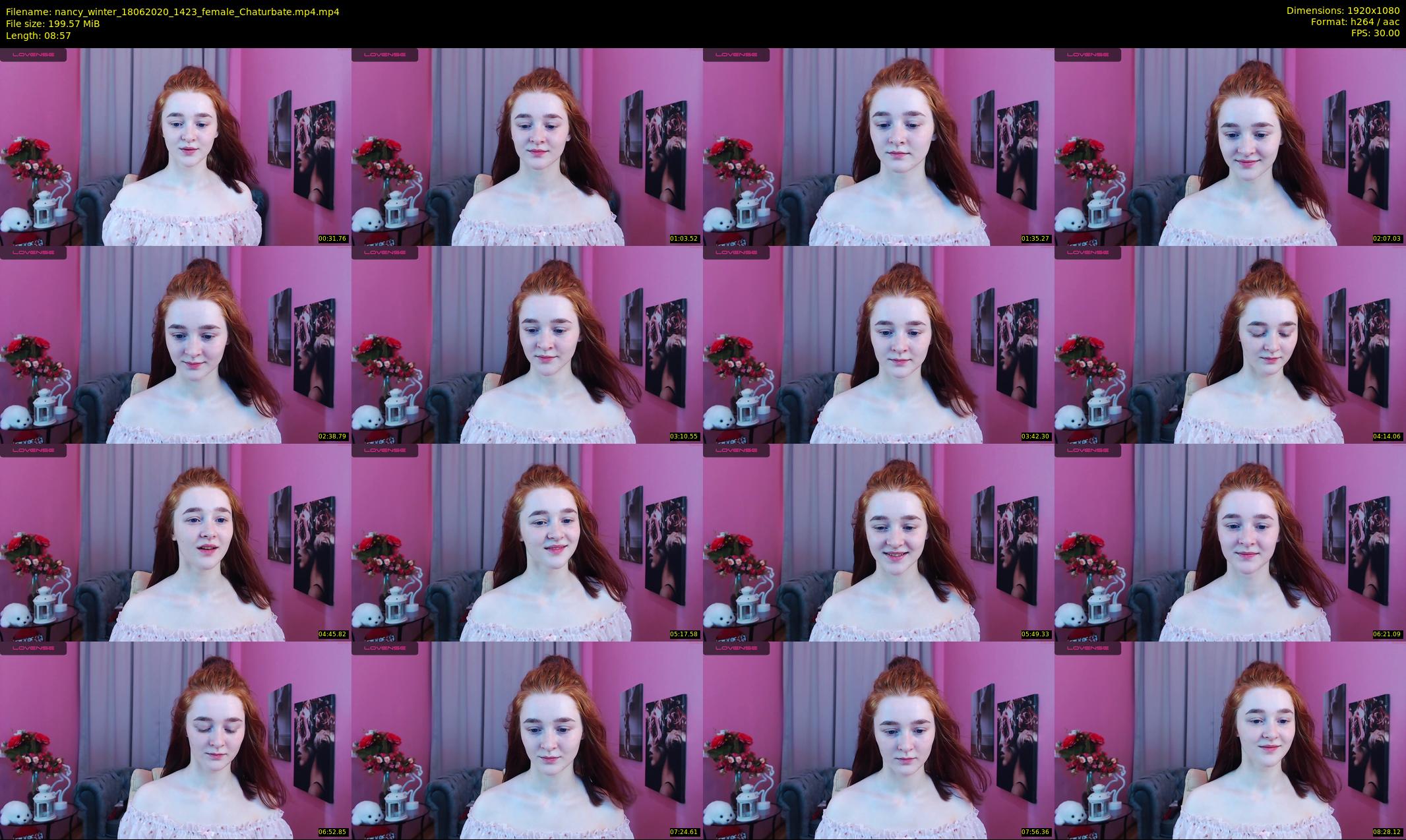 nancy_winter — 9 minute Chaturbate female cam show recording, 1080p, Jun 18, 2020