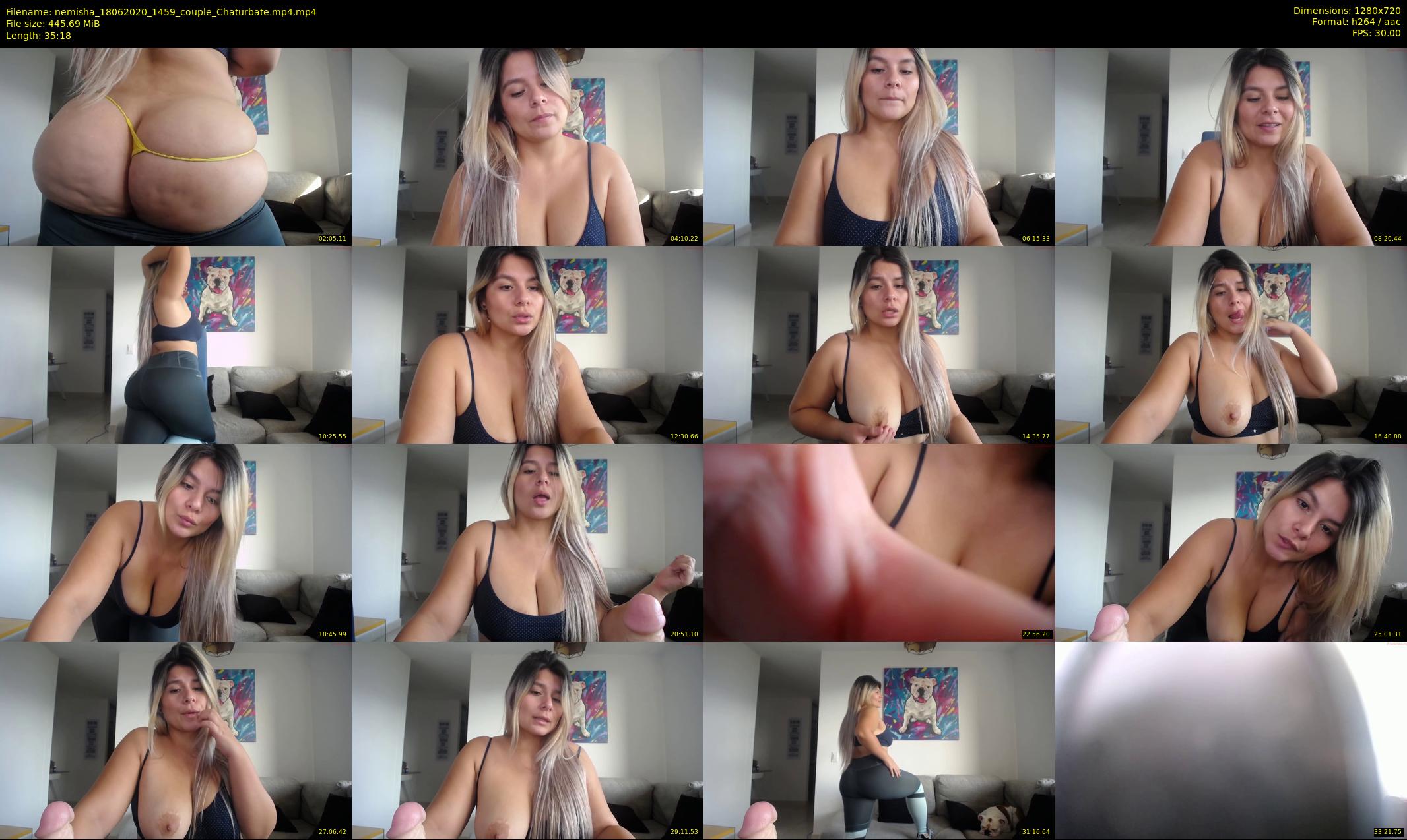 nemisha — 36 minute Chaturbate female cam show recording, 720p, Jun 18, 2020