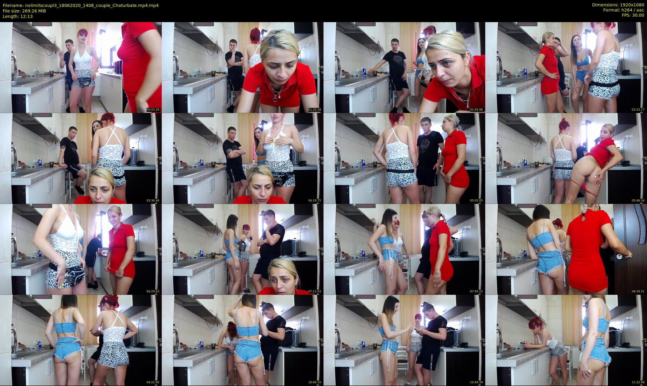 nolimitscoupl3 — 13 minute Chaturbate couple cam show recording, 1080p, Jun 18, 2020