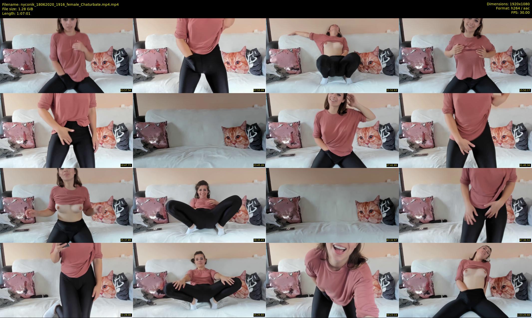 nyconik — 68 minute Chaturbate female cam show recording, 1080p, Jun 18, 2020