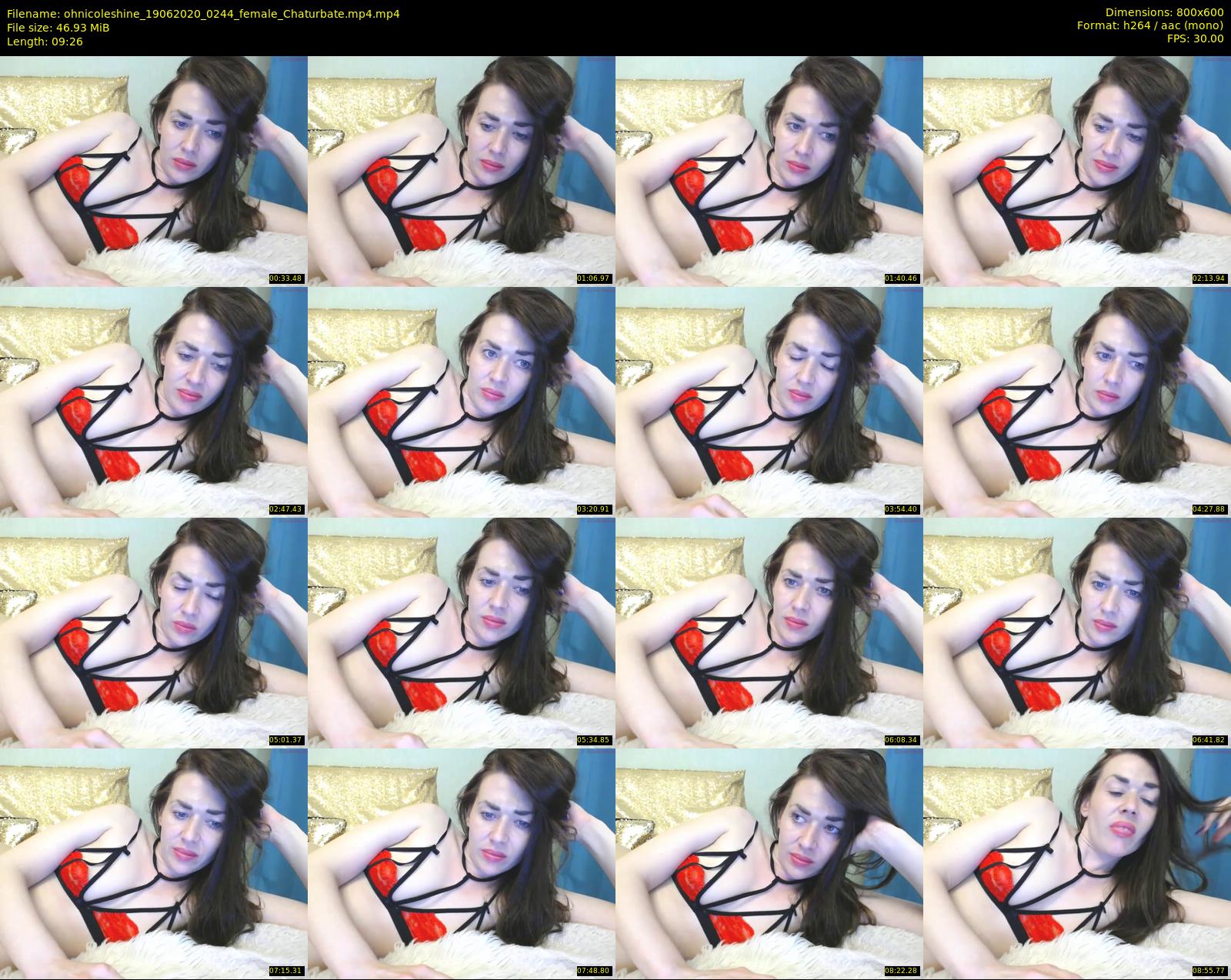 ohnicoleshine — 10 minute Chaturbate female cam show recording, 480p, Jun 19, 2020