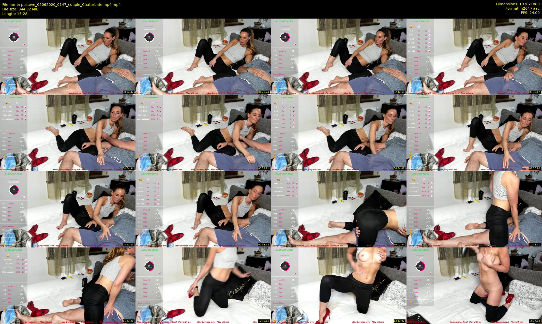 pbsteve — 16 minute Chaturbate couple cam show recording, 1080p, Jun 5, 2020