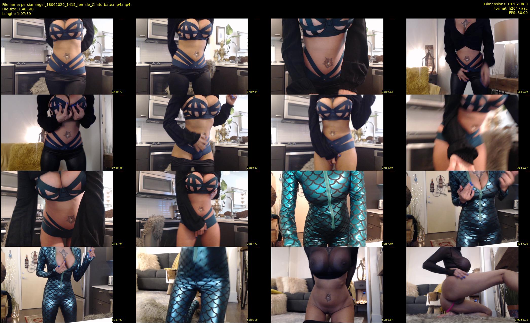 persianangel — 68 minute Chaturbate female cam show recording, 1080p, Jun 18, 2020