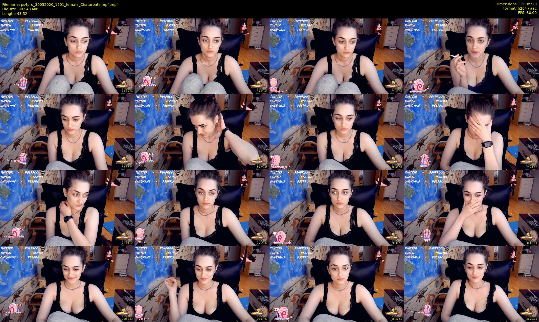 ps4pro — 44 minute Chaturbate female cam show recording, 720p, May 30, 2020