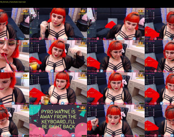 pyrowayne — 53 minute Chaturbate female cam show recording, 720p, Jun 15, 2020