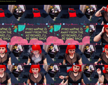 pyrowayne — 22 minute Chaturbate female cam show recording, 720p, Jun 19, 2020