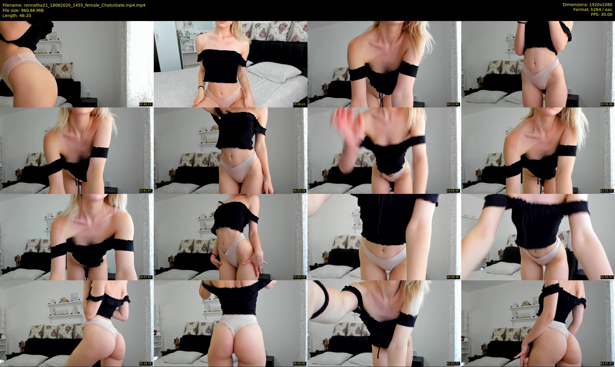 rennatha21 — 47 minute Chaturbate female cam show recording, 1080p, Jun 18, 2020