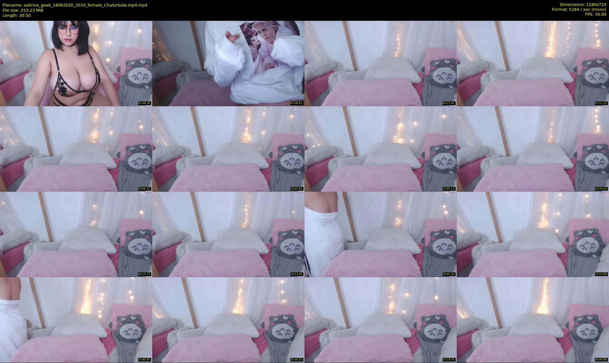 sabrina_geek — 31 minute Chaturbate female cam show recording, 720p, Jun 18, 2020