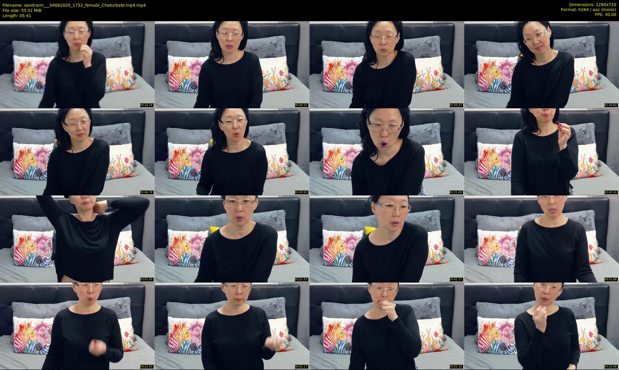 sandrami__ — 6 minute Chaturbate female cam show recording, 720p, Jun 4, 2020