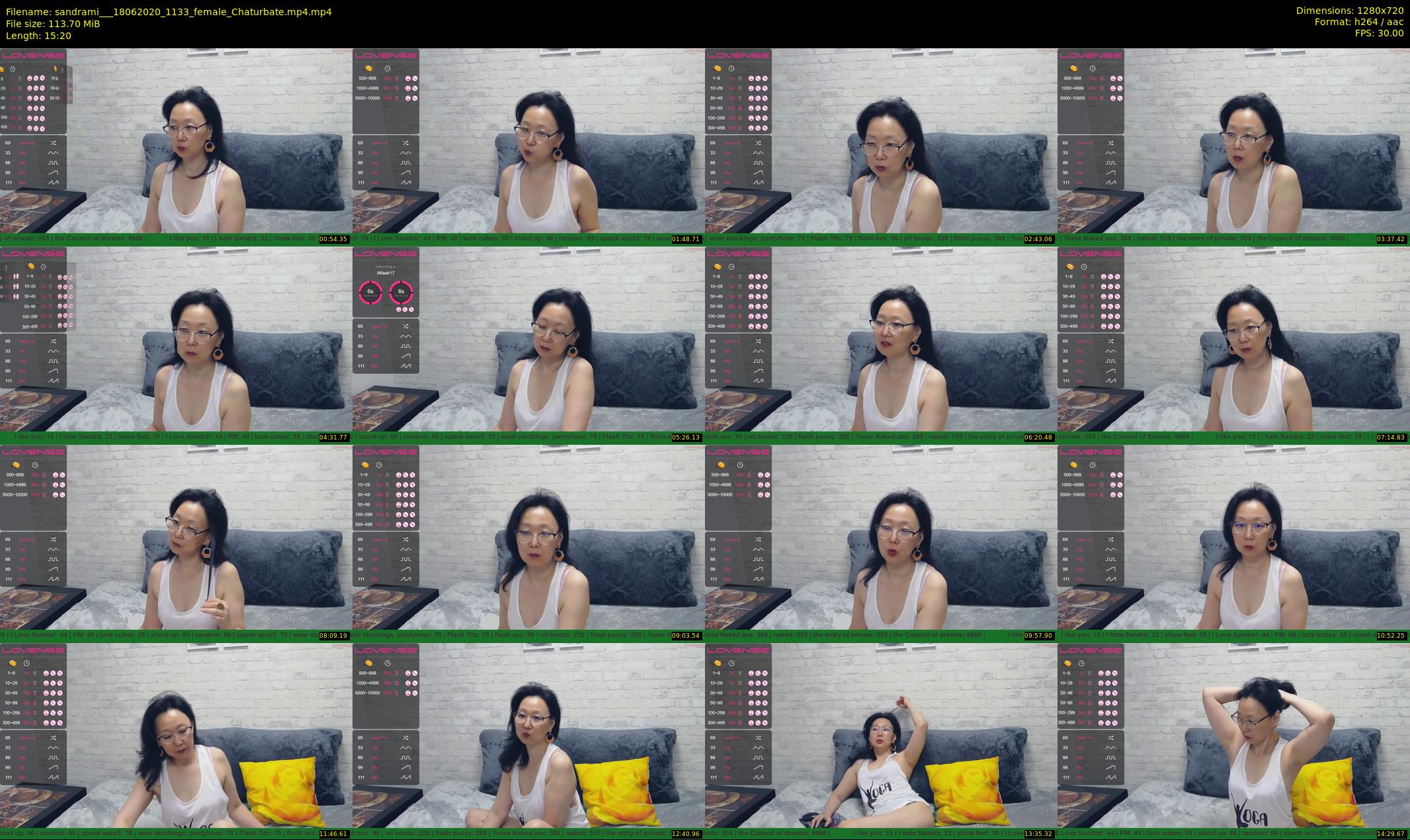 sandrami__ — 16 minute Chaturbate female cam show recording, 720p, Jun 18, 2020
