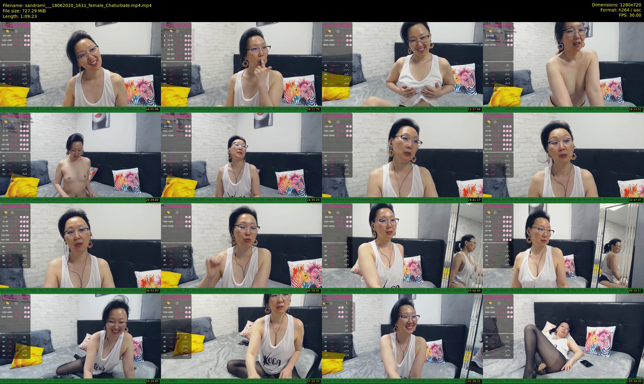 sandrami__ — 70 minute Chaturbate female cam show recording, 720p, Jun 18, 2020