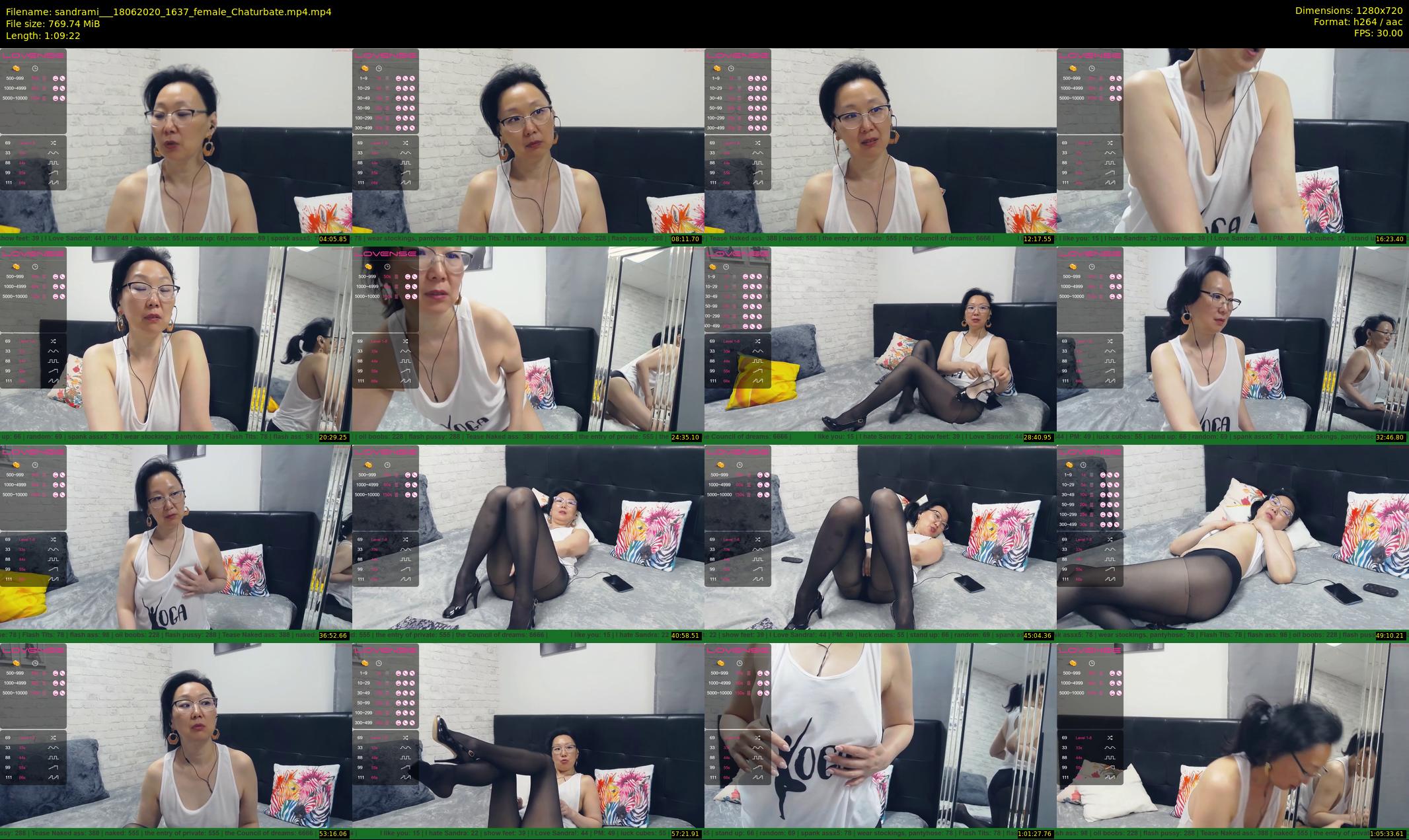 sandrami__ — 70 minute Chaturbate female cam show recording, 720p, Jun 18, 2020
