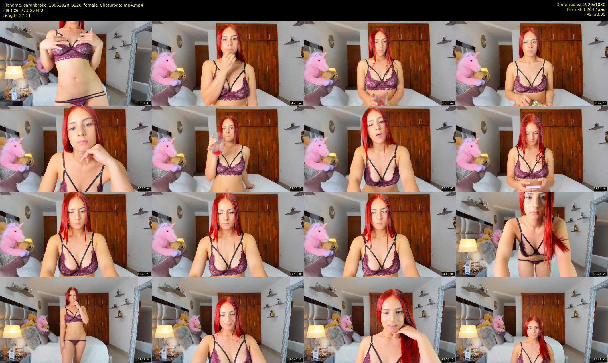 sarahbroke — 38 minute Chaturbate female cam show recording, 1080p, Jun 19, 2020