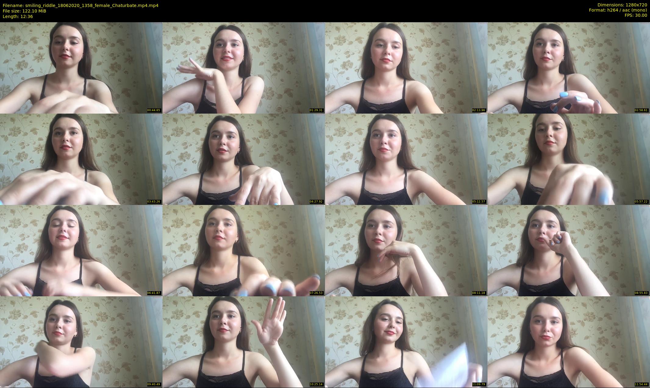 smiling_riddle — 13 minute Chaturbate female cam show recording, 720p, Jun 18, 2020