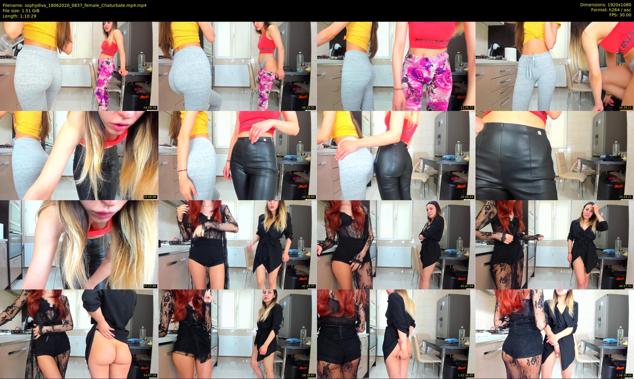 sophydiva — 71 minute Chaturbate female cam show recording, 1080p, Jun 18, 2020