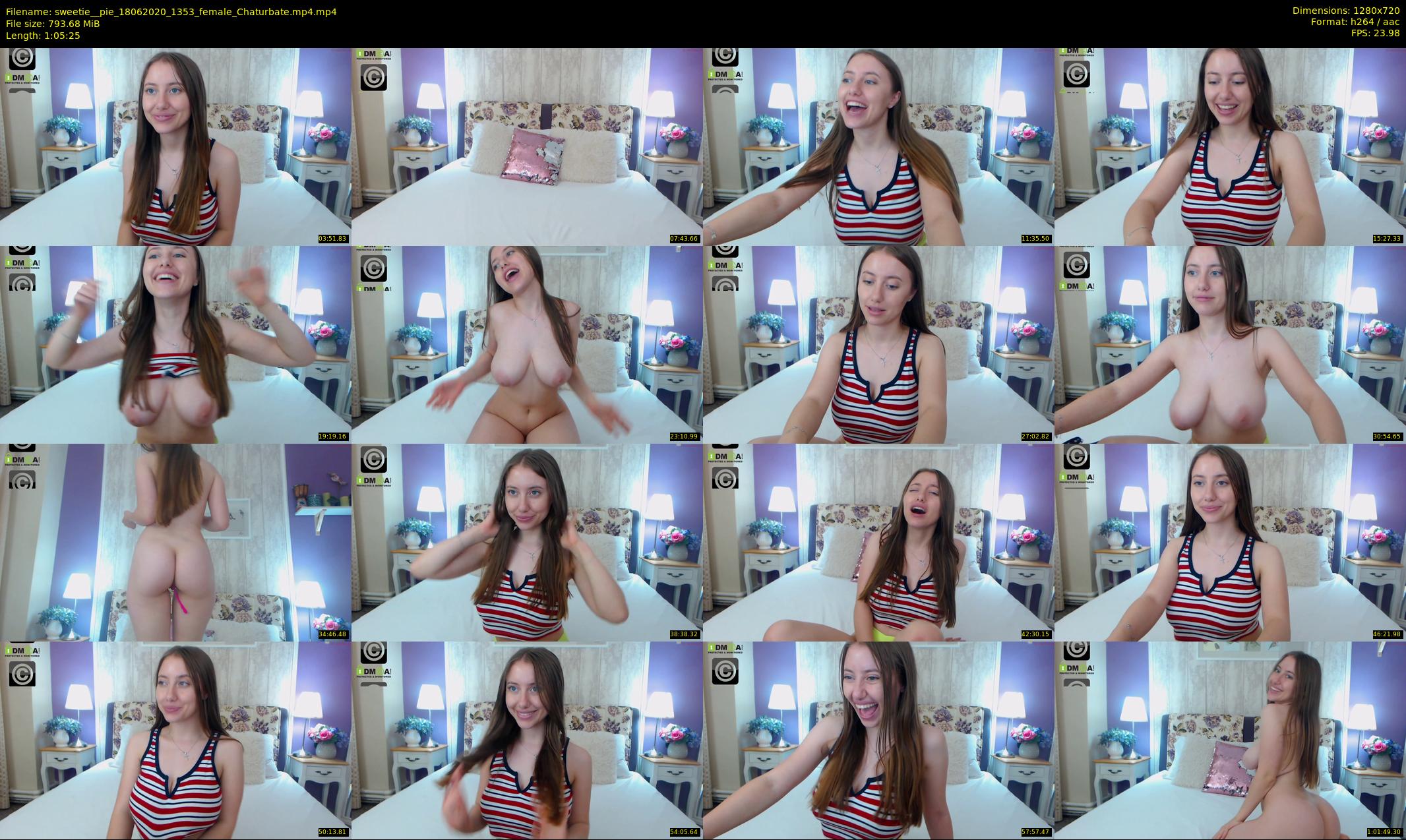 sweetie__pie — 66 minute Chaturbate female cam show recording, 720p, Jun 18, 2020