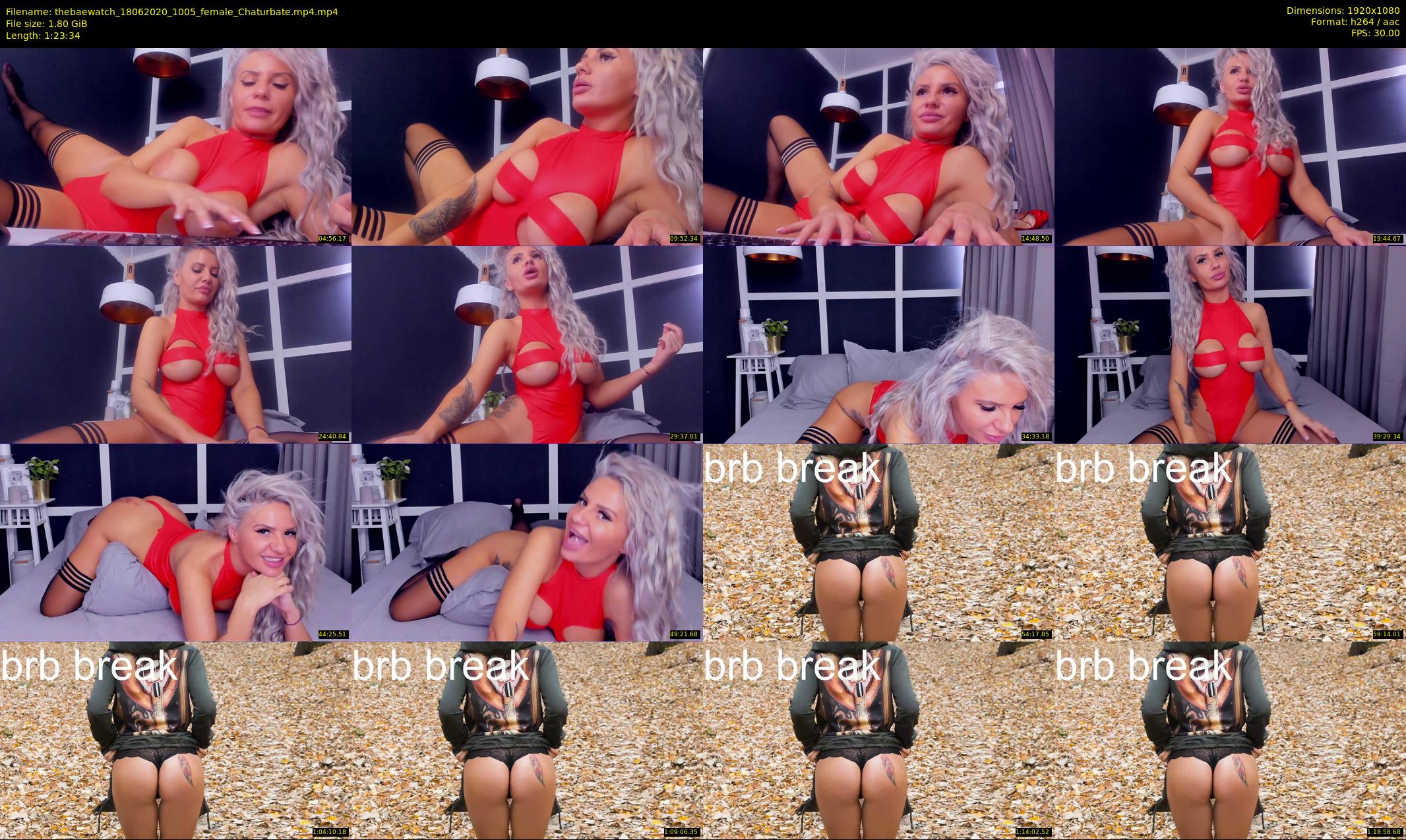 thebaewatch — 84 minute Chaturbate female cam show recording, 1080p, Jun 18, 2020