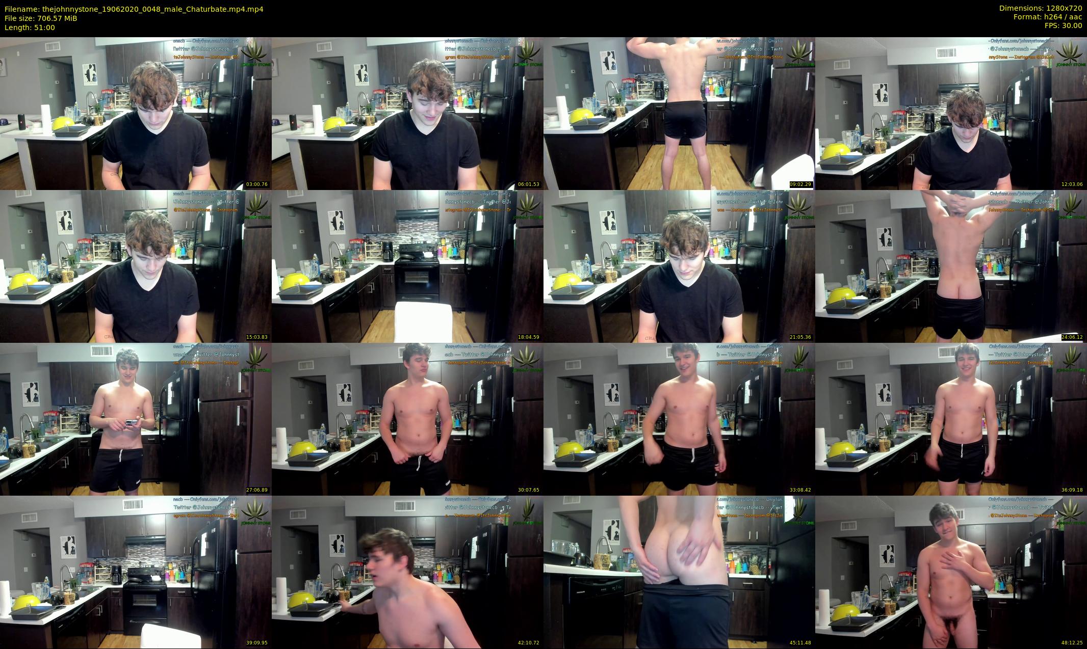 thejohnnystone — 51 minute Chaturbate male cam show recording, 720p, Jun 19, 2020