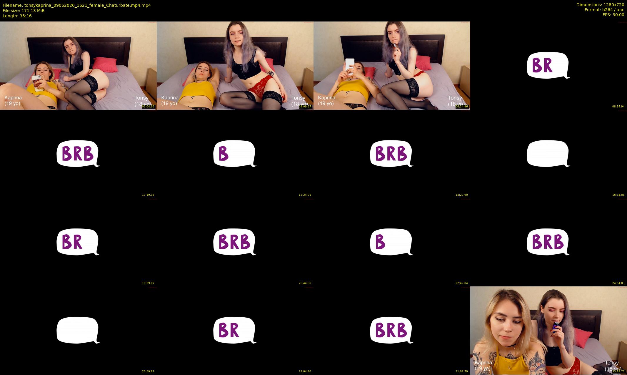 tonsykaprina — 36 minute Chaturbate couple cam show recording, 720p, Jun 9, 2020