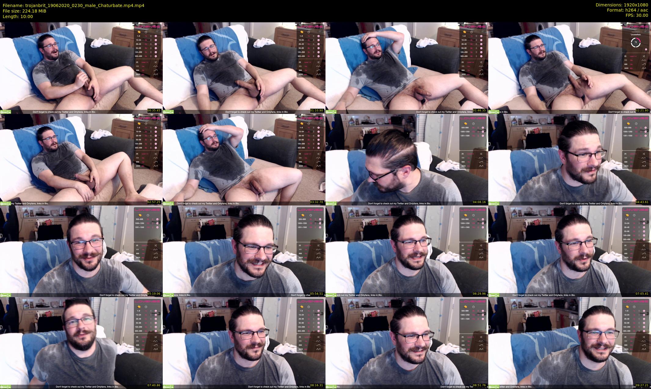trojanbrit — 10 minute Chaturbate male cam show recording, 1080p, Jun 19, 2020