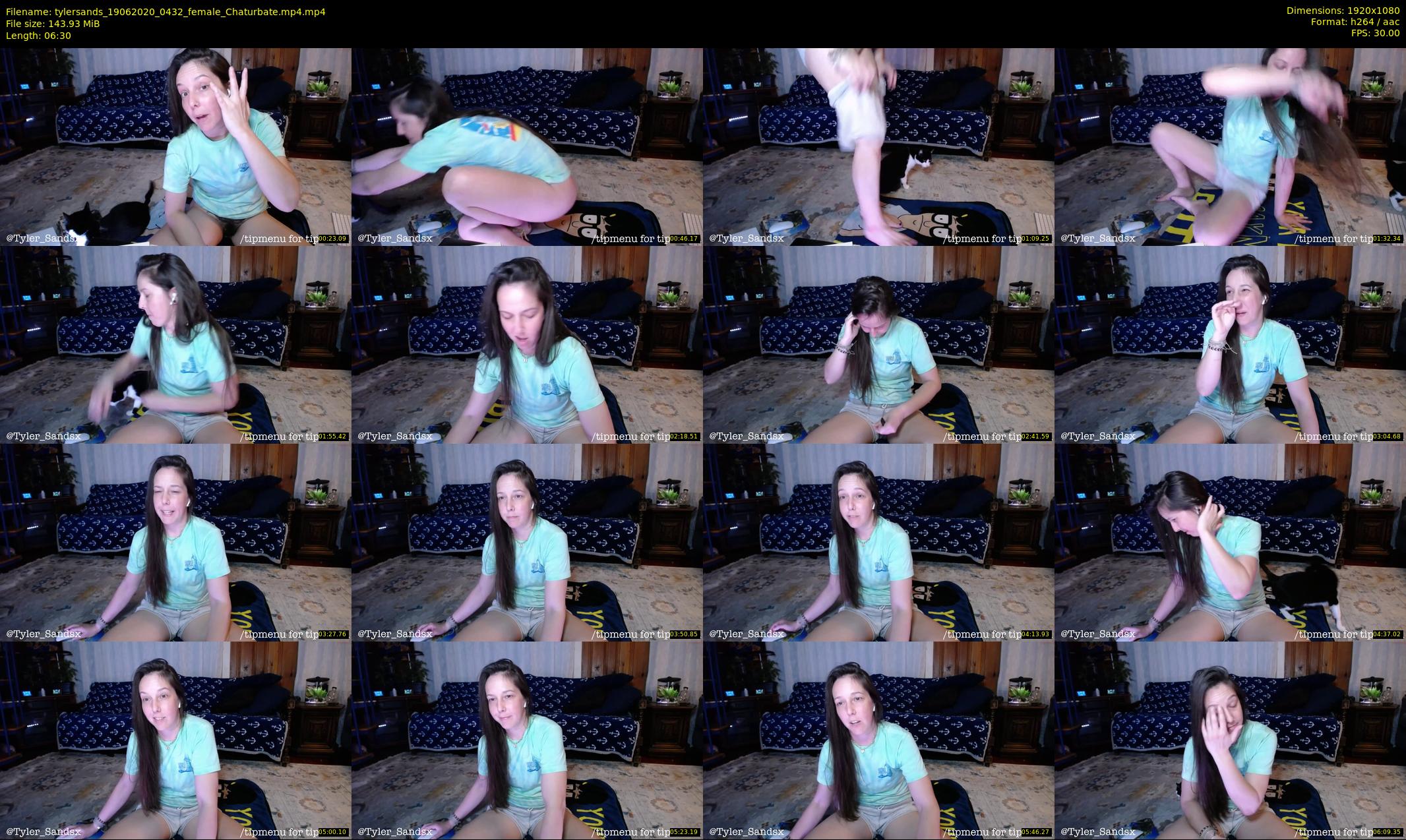 tylersands — 7 minute Chaturbate female cam show recording, 1080p, Jun 19, 2020