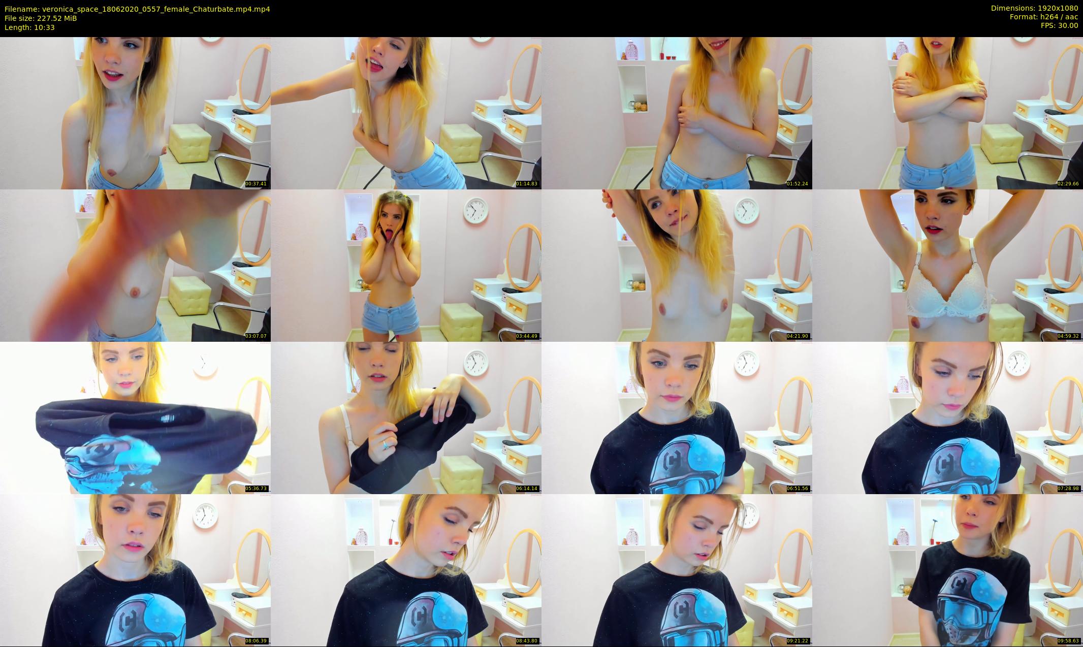 veronica_space — 11 minute Chaturbate female cam show recording, 1080p, Jun 18, 2020