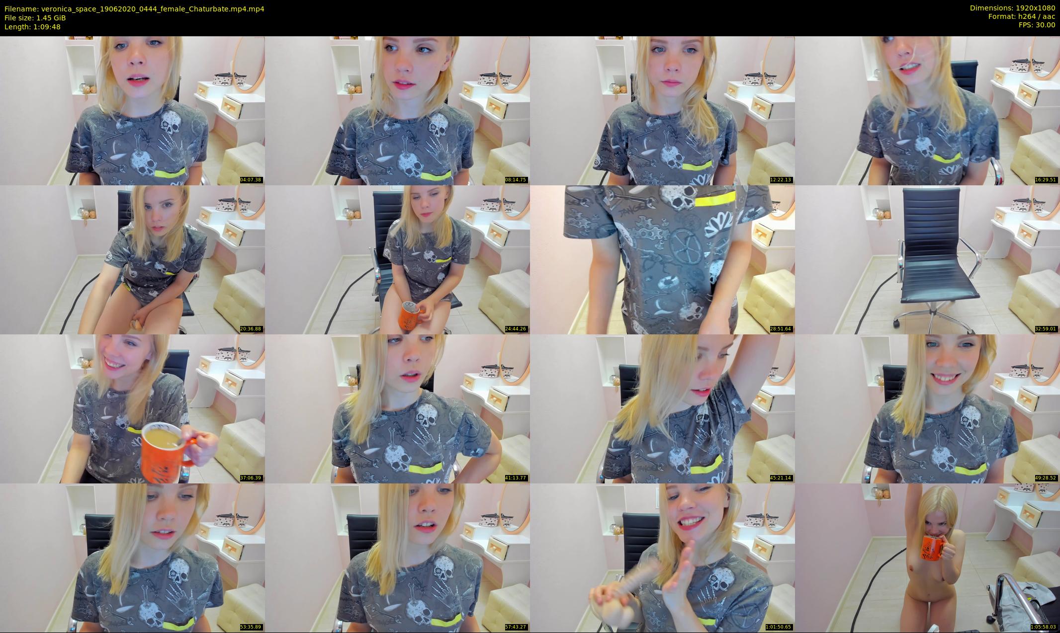veronica_space — 70 minute Chaturbate female cam show recording, 1080p, Jun 19, 2020