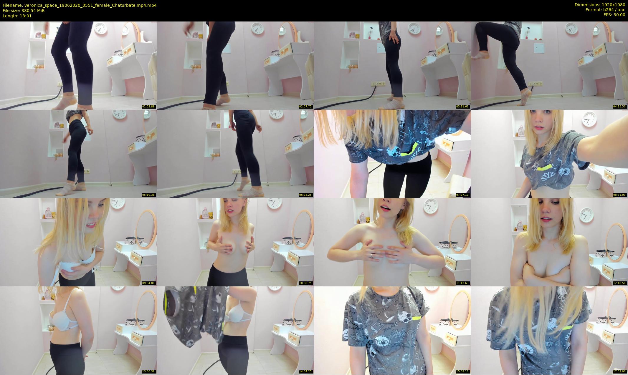 veronica_space — 19 minute Chaturbate female cam show recording, 1080p, Jun 19, 2020