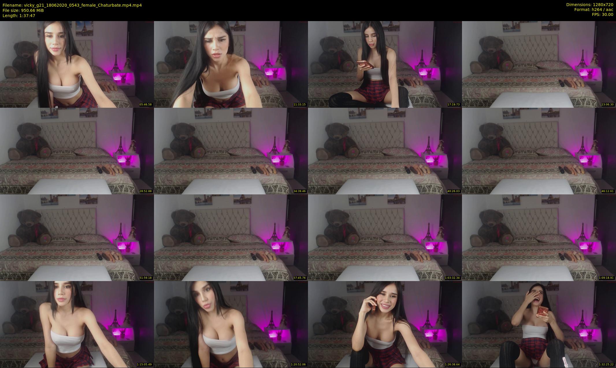 vicky_g21 — 98 minute Chaturbate female cam show recording, 720p, Jun 18, 2020