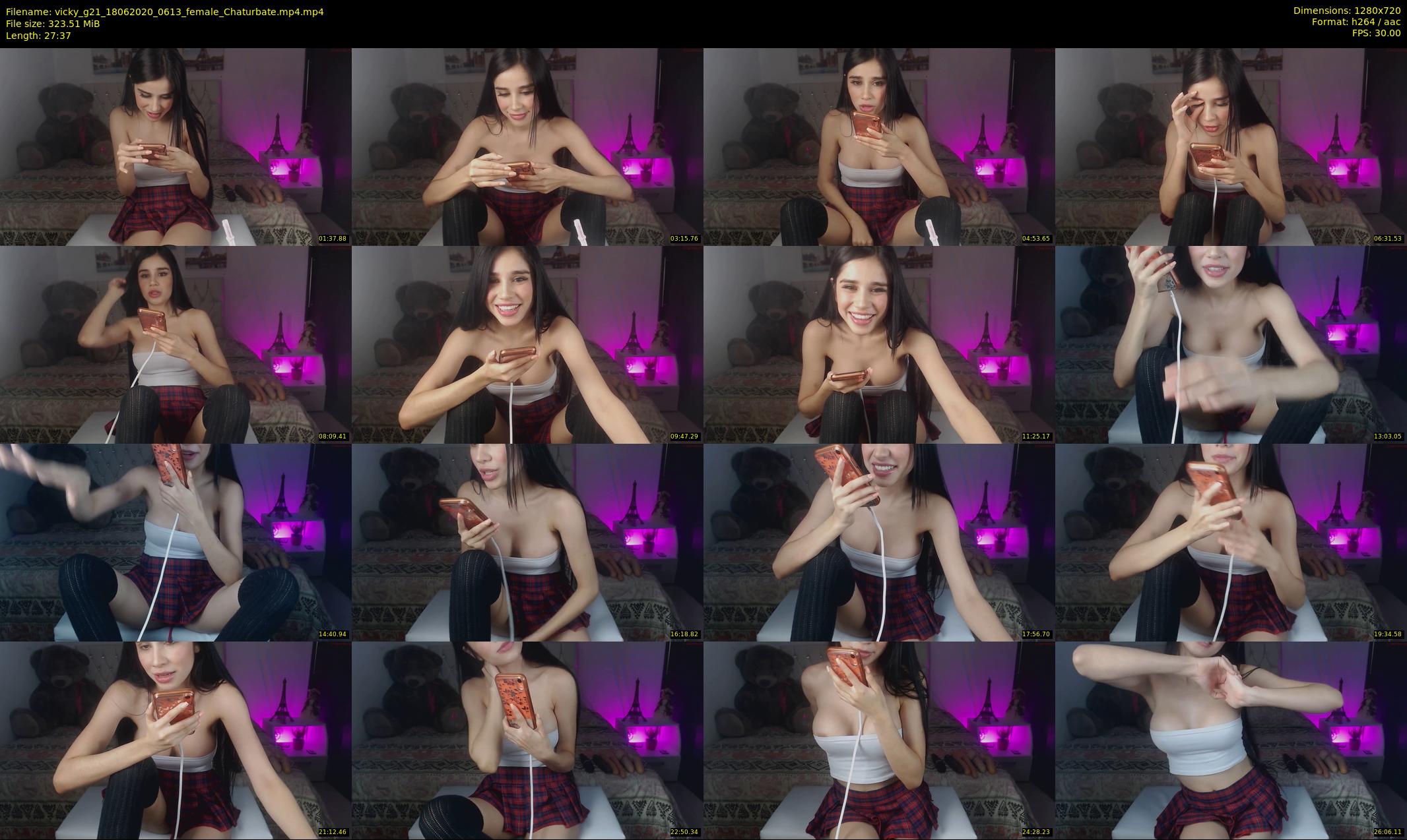 vicky_g21 — 28 minute Chaturbate female cam show recording, 720p, Jun 18, 2020