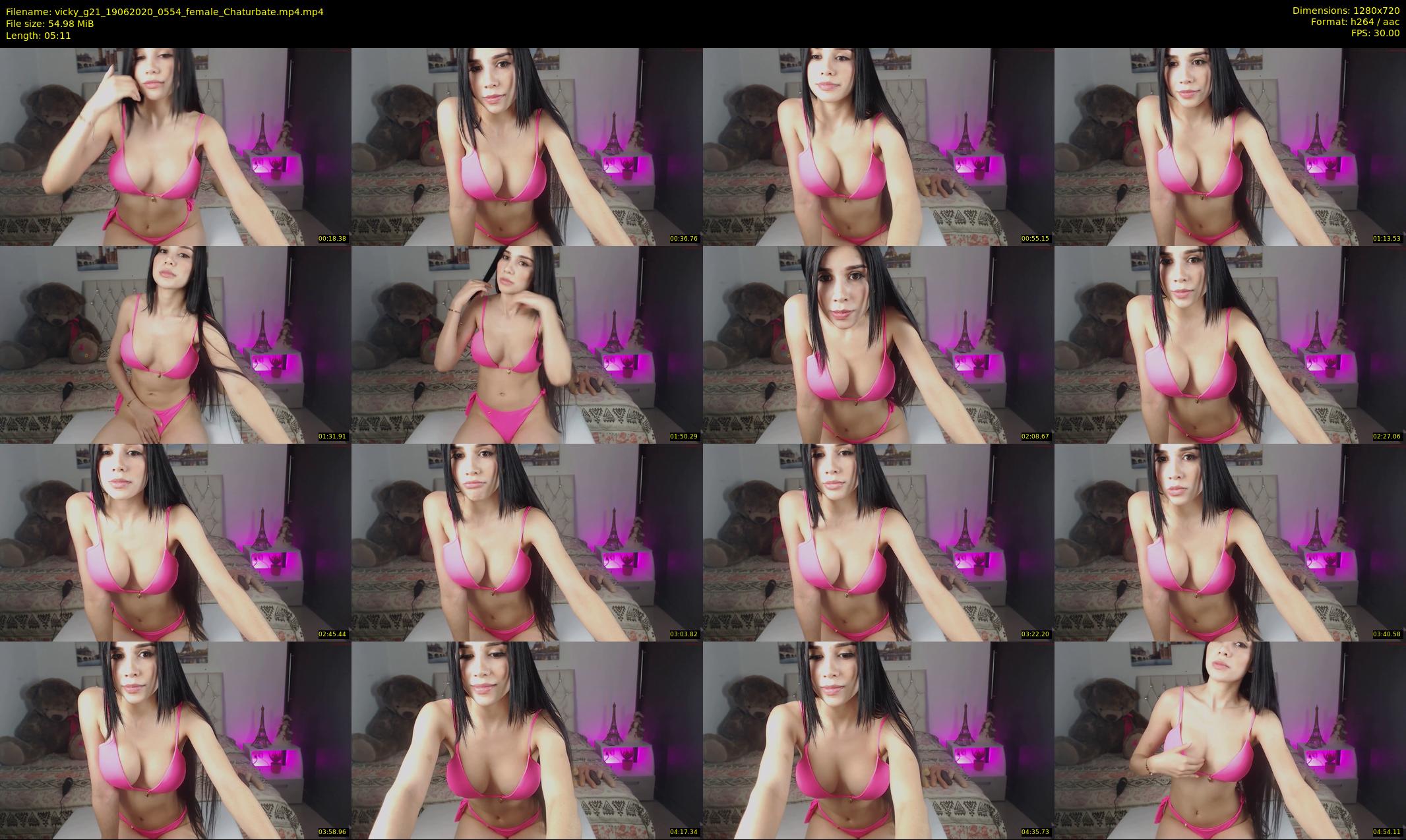 vicky_g21 — 6 minute Chaturbate female cam show recording, 720p, Jun 19, 2020