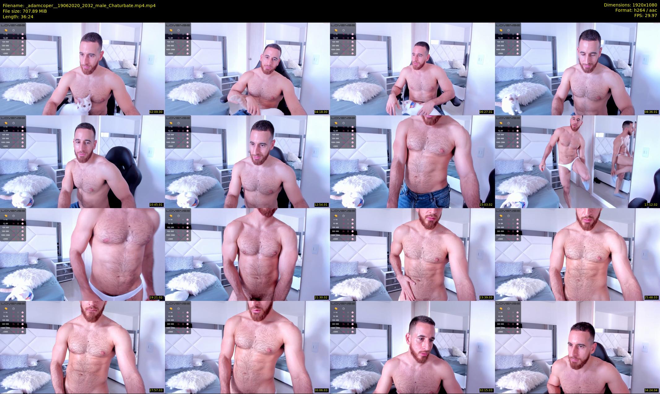 _adamcoper_ — 37 minute Chaturbate male cam show recording, 1080p, Jun 19, 2020