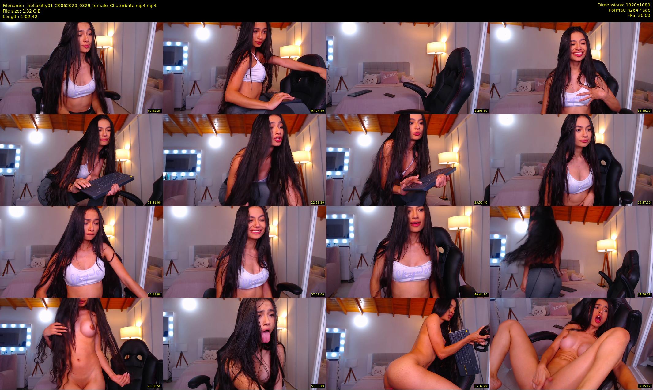 _hellokitty01 — 63 minute Chaturbate female cam show recording, 1080p, Jun 20, 2020